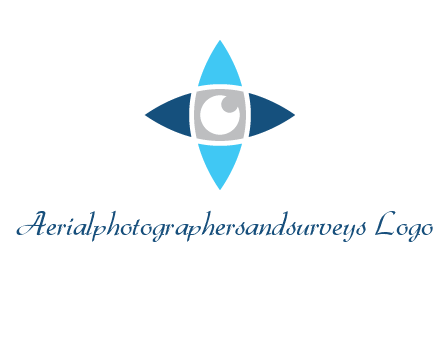 eye inside the star logo