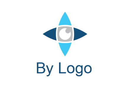 eye inside the star logo