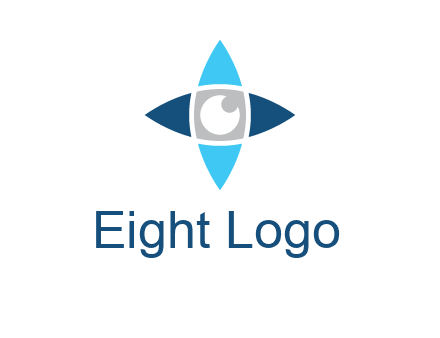 eye inside the star logo