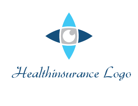 eye inside the star logo