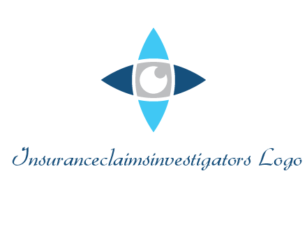 eye inside the star logo