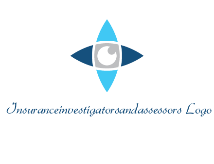 eye inside the star logo