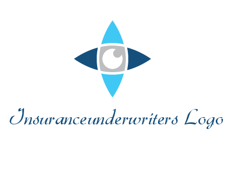 eye inside the star logo