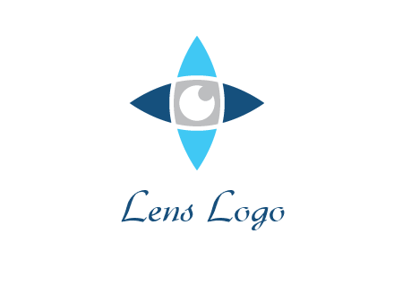 eye inside the star logo