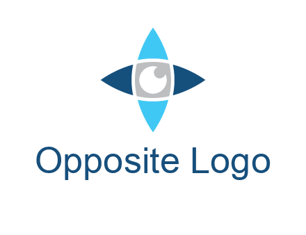 eye inside the star logo