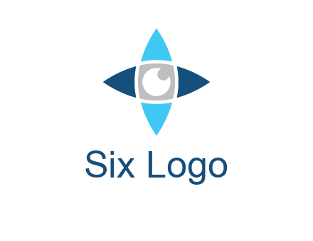eye inside the star logo