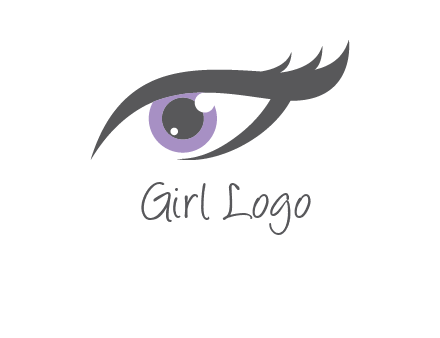 abstract shinning eye logo