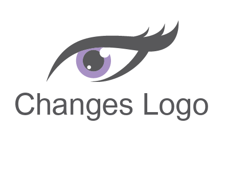 abstract shinning eye logo