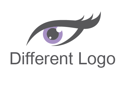 abstract shinning eye logo