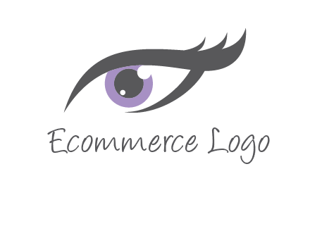 abstract shinning eye logo
