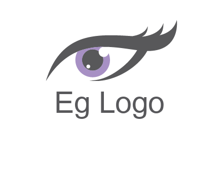 abstract shinning eye logo