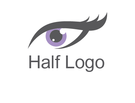 abstract shinning eye logo
