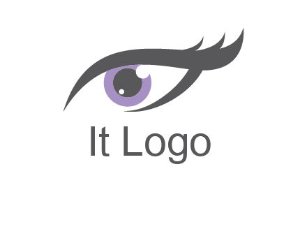 abstract shinning eye logo