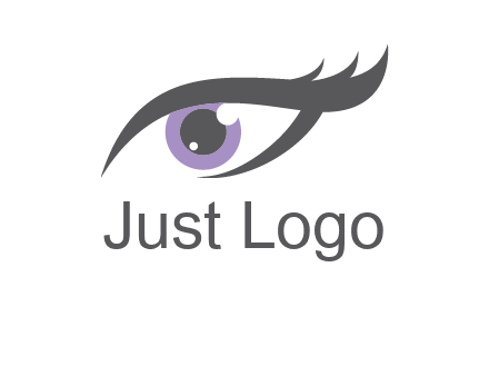 abstract shinning eye logo