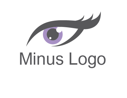 abstract shinning eye logo