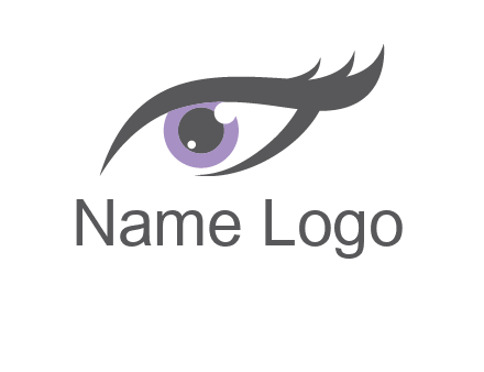 abstract shinning eye logo