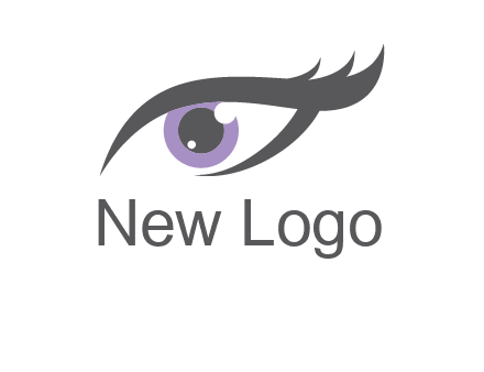 abstract shinning eye logo