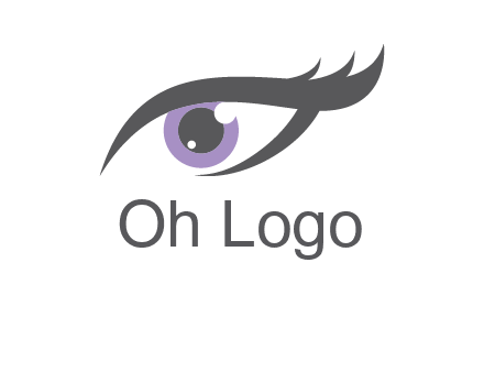 abstract shinning eye logo