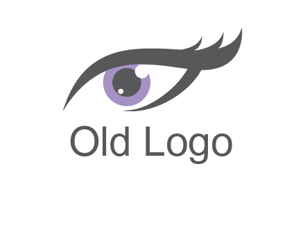 abstract shinning eye logo