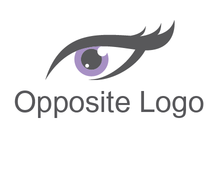 abstract shinning eye logo