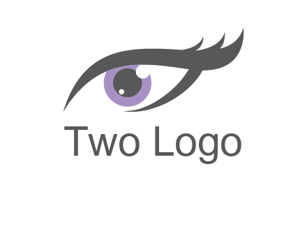 abstract shinning eye logo
