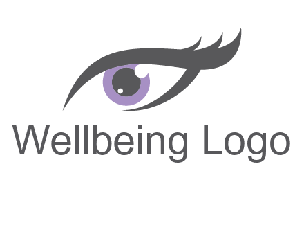 abstract shinning eye logo