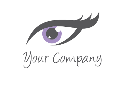 abstract shinning eye logo