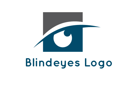 eye inside the square logo
