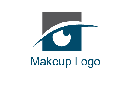eye inside the square logo