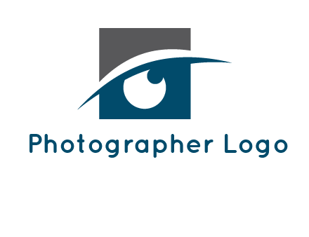 eye inside the square logo