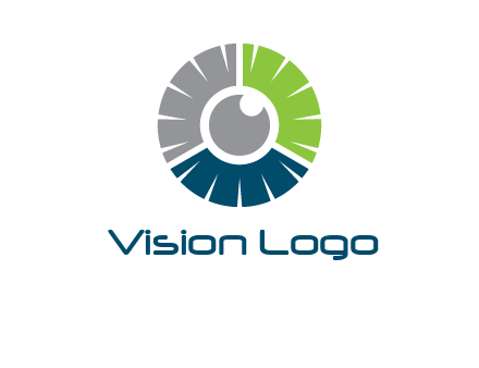 eye inside the circle logo