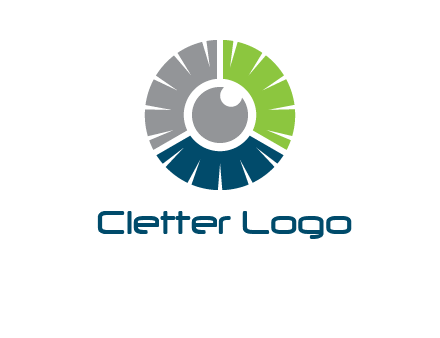 eye inside the circle logo