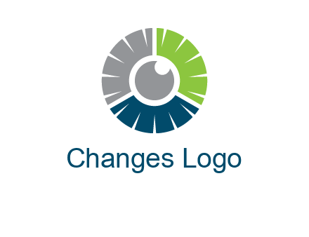 eye inside the circle logo