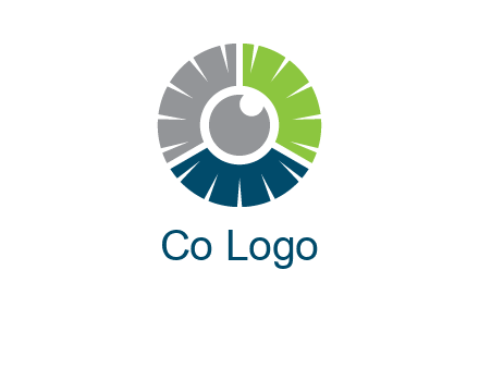 eye inside the circle logo