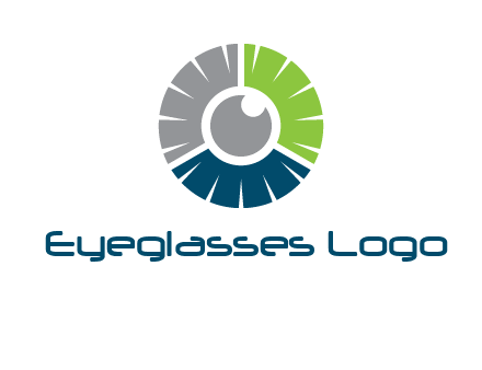 eye inside the circle logo