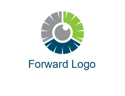 eye inside the circle logo