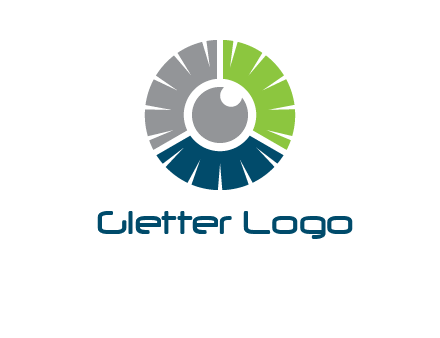 eye inside the circle logo