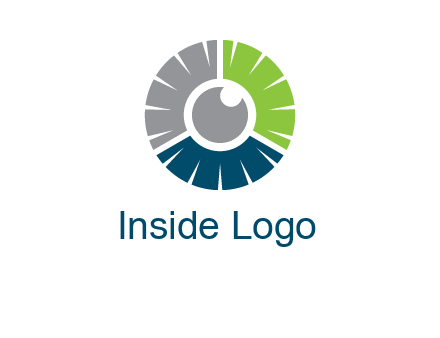 eye inside the circle logo