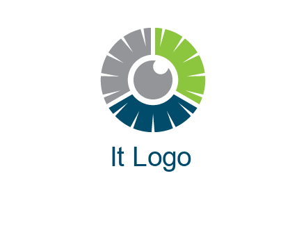 eye inside the circle logo