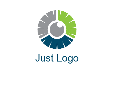 eye inside the circle logo