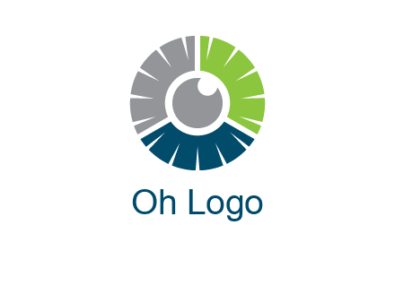 eye inside the circle logo
