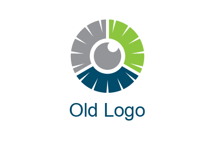 eye inside the circle logo