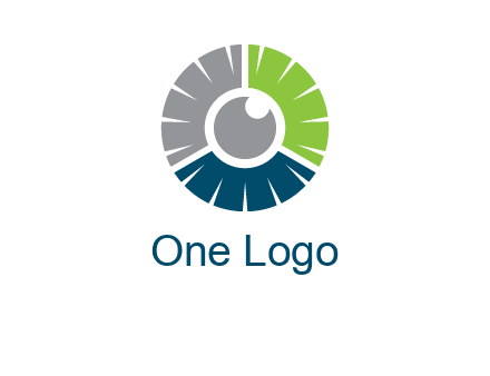 eye inside the circle logo