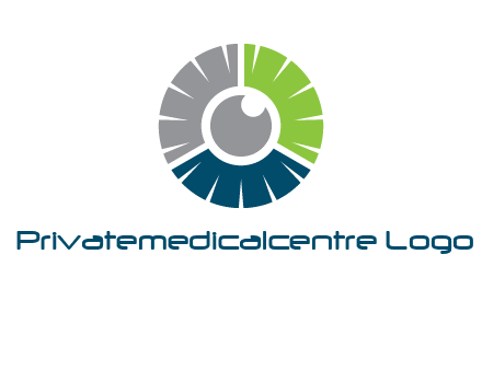 eye inside the circle logo