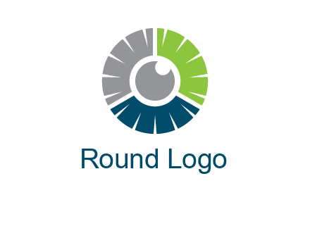 eye inside the circle logo
