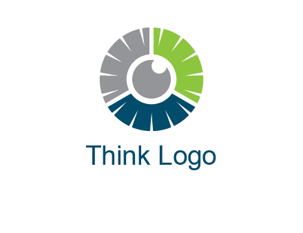 eye inside the circle logo