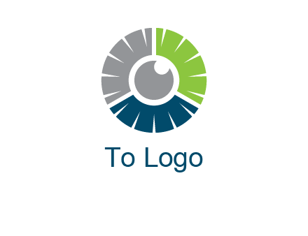 eye inside the circle logo