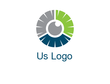 eye inside the circle logo