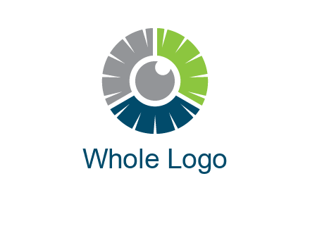 eye inside the circle logo