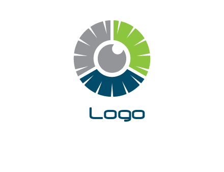 eye inside the circle logo